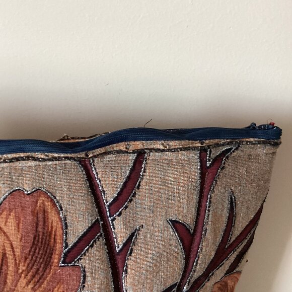 Handmade Cosmetic Makeup Brown Bag Tote Travel Zipper Pouch Scrunchies - Picture 7 of 10